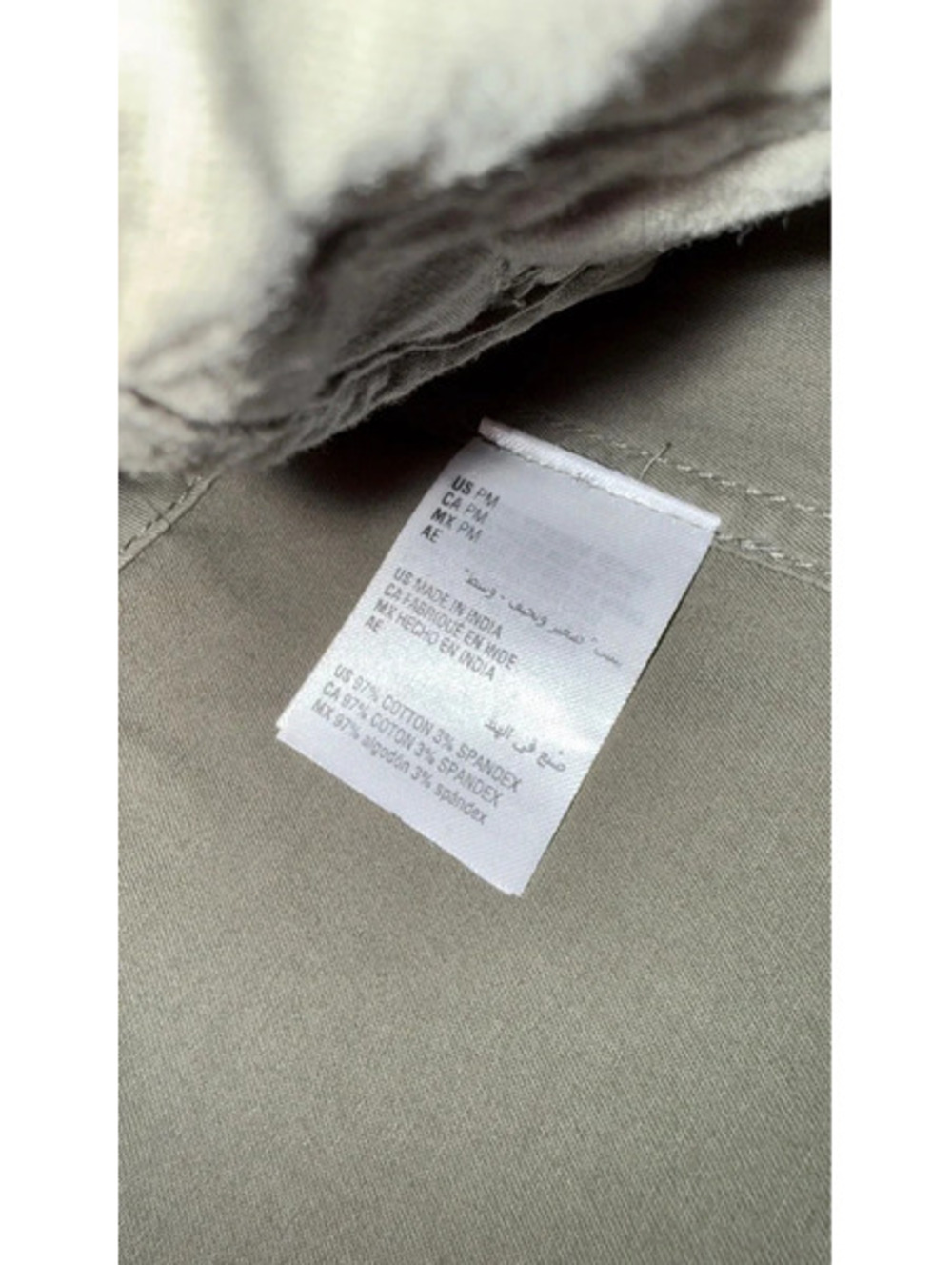 Style & Co. Olive Green Cotton Utility/Field Jacket medium military new - Picture 4 of 8